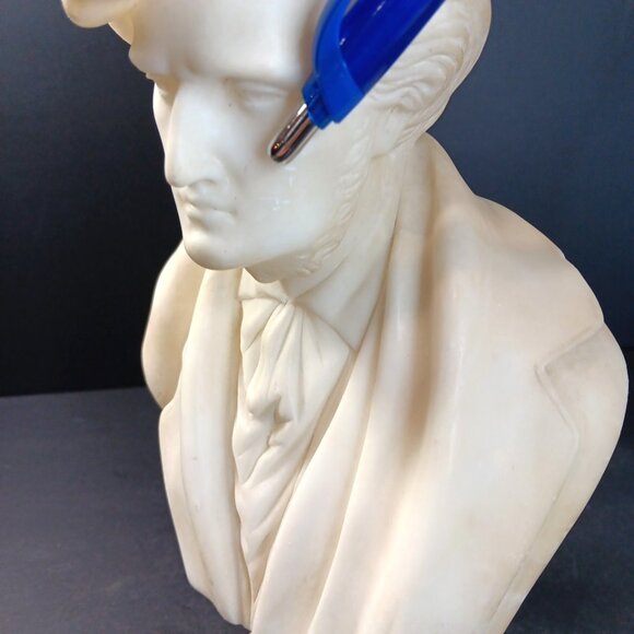 Vintage A Gennay Bust Statue Signed , Italy. Rare Italy - Picture 9 of 12